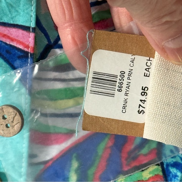 Escape by Habitat Clothes Tropical Print Sleeveless Top new with tags - Picture 4 of 10